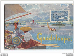 CPA Guadeloupe Une Illustration Du Port De Pointe à Pitre - Pointe A Pitre