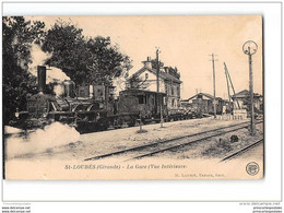 CPA 33 St Saint Loubes La Gare Et Le Train - Autres & Non Classés