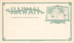 HAWAII - POSTCARD 2 CENTS (1898) Sc #UX8 /AS220* - Hawaï