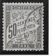 France Taxe N°20 - Oblitéré - TB - 1859-1959 Afgestempeld