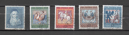 1965     PP  N° 123 à 127      OBLITERES     VENDU à 12%    CATALOGUE ZUMSTEIN - Used Stamps