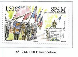 Saint Pierre Et Miquelon  2018  Cat Yt N°1213  N** MNH - Unused Stamps