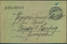 1915, Feldpost-Kartenbrief "BAYER. FELD-POSTEXPED. DER 6. LANDWEHR DIV." - Cartas & Documentos