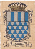 Région : ANGOUMOIS : Blason - Armoiries - Héraldique : Collection Barré Dayez - : - C.p.s.m. - Grand Format - - Other