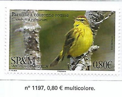 Saint Pierre Et Miquelon  2018   Oiseau  Cat Yt N° 1197   N** MNH - Unused Stamps