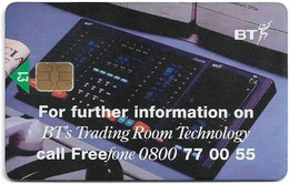 UK - BT (Chip) - PRO21 - BCI-009 - BT Trading Room Technology (White), 1£, 2.050ex, Mint - BT Promotionnelles