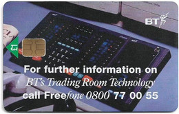 UK - BT (Chip) - PRO21 - BCI-009 - BT Trading Room Technology (White), 1£, 2.050ex, Mint - BT Werbezwecke