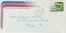 Nouvelle Calédonie Lettre Avion 1984 Pour La France - Briefe U. Dokumente