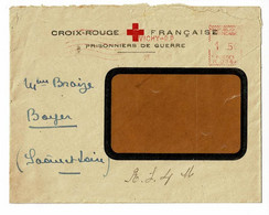 Enveloppe à Fenêtre  "Croix Rouge Française - Prisonniers De Guerre - EMA De Vichy - RP Du 23 Janv 43 - 1F50 - K0386 - Rotes Kreuz