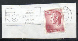 LUXEMBOURG. Flamme Sur Fragment D'enveloppe. Année Internationale De La Femme. - Frankeermachines (EMA)