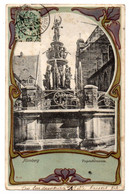 Allemagne -- NUERNBERG --1902--Tugendbrunnen.....timbre..cachets  Dont VALENCA-36....à  Saisir - Nuernberg