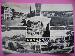 Germany: DDR - LUNZENAU A. D. Mulde - Mehrbildkarte - 1960s Used - Lunzenau
