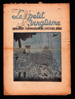 Hergé - Tintin -Le Petit Vingtième N° 40 - 1937 E.O. - L' Ile Noire - Kuifje
