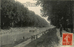 St Maurice * Les Bords Du Canal Vers La Passerelle * Péniche Batellerie Halage - Saint Maurice