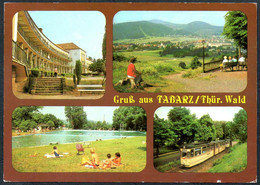 E1087 - Tabarz Freibad Schwimmbad Straßenbahn Tram - Auslese Bild Verlag - Tabarz