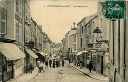 Bourbonne Les Bains * La Grande Rue * Coiffeur LUTZ * Café BIZOT - Bourbonne Les Bains