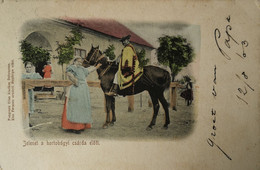 Hungary // Jelenet A Hortobagyi Csarda Elott (Color!) 1912 - Hongarije