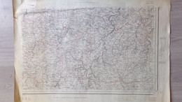 87-19- AFFICHE PLAN SAINT YRIEIX-GLANDON-MONGIBAUD-BENAYES-LUBERSAC-ARNAC POMPADOUR-SARLAND-ANGOISSE-LANOUAILLE-SEGUR - Afiches