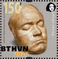 Russia - Peterspost - 2020 - Ludwig Van Beethoven - 250th Birth Anniversary - Mint Stamp (private Post) - Unused Stamps