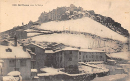 Saint Flour      15        Sous La Neige              (Voir Scan) - Saint Flour