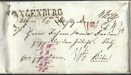 L 1854 Marque LANGENBURG + Bonifications Pour Kulu (turquie) - Cartas & Documentos