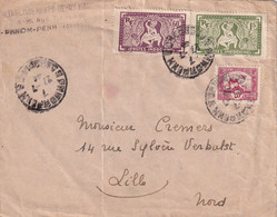 INDOCHINE LETTRE DE PHNOM PENH POUR LILLE - Lettres & Documents