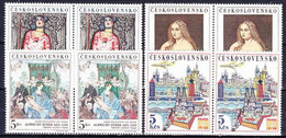 ** Tchécoslovaquie 1967-8  Tableaux Et PA En Paires - Lots & Serien