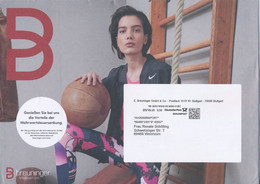 BRD / Bund Stuttgart Dialogpost DV 09.20 0,58 Euro 2020 Breuninger Mode Frau Medizinball - Covers & Documents