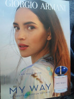 Giorgio Armani My Way - Parfumreclame (tijdschriften)