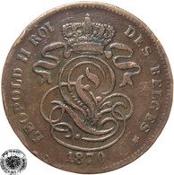 LaZooRo: Belgium 2 Centimes 1870 VF - 2 Cents