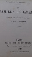 La Famille Le Jarriel GUILLEMETTE DESGRANGES Hachette 1889 - Hachette