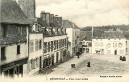 Quimperlé * La Place St Michel * Café Débit De Boisson * épicerie Détail - Quimperlé