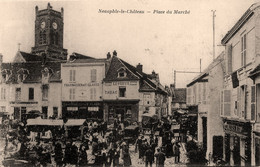 Neauphle Le Château * Place Du Marché * Pharmacie * Tabac LEQUEUX * Foire - Neauphle Le Chateau