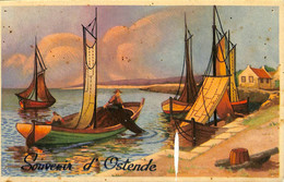 031 612 - CPA - Belgique - Oostende - Souvenir D'Ostende - Oostende