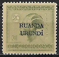 1924 - RUANDA-URUNDI - Y&T 53 [**/MNH - Ubangi] - Unused Stamps