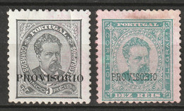 Portugal 1892 Sc 79-80  MNG 79 Creased, 80 Tinted - Neufs