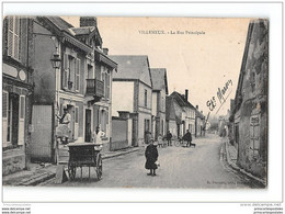 CPA 28 Villemeux La Rue Principale - Villemeux-sur-Eure