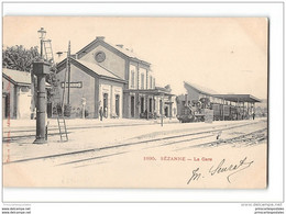 CPA 51 Sezanne La Gare Et Le Train - Sezanne