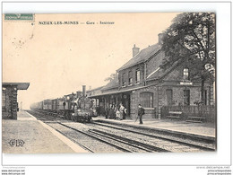 CPA 62 Noeux Les Mines La Gare Et Le Train - Noeux Les Mines