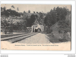 CPA 77 Esbly Environs Le Tunnel Et Le Train - Esbly