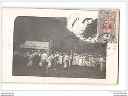 CPA Carte Photo Une Fête - Polynésie Française