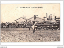 CPA 89 Laroche Migennes Depot Des Machines - Migennes