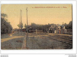 CPA 93 Freinville Sevran La Halte Gare Et Le Train - Sevran
