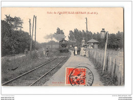 CPA 93 Freinville Sevran La Halte Gare Et Le Train - Sevran