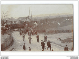 CPA 93 Carte Photo Le Blanc Mesnil Le Passage à Niveau Et Le Train - Le Blanc-Mesnil