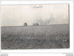 Photo Format Cpa Combles Des Explosions Pendant La Guerre - Combles