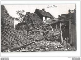 Photo Format Cpa Combles Demolition De Guerre Une Ferme - Combles