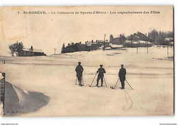 CPA 07 Saint Agreve Le Concours De Sports D'hiver Les Organisateurs Des Fêtes - Saint Agrève