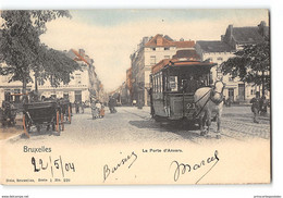 CPA Belgique Bruxelles La Porte D'Anvers - Cercanías, Ferrocarril