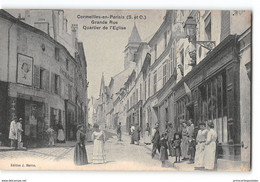 CPA 95 Cormeilles En Parisis Grande Rue Quartier De L'église - Cormeilles En Parisis